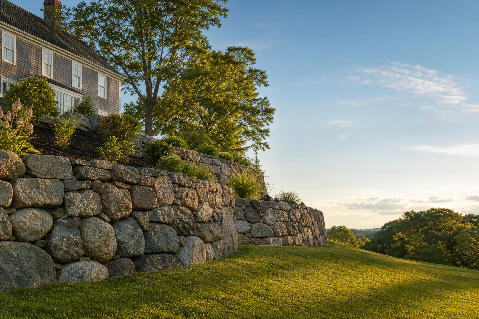 Retaining Wall Construction in Beverly, MA